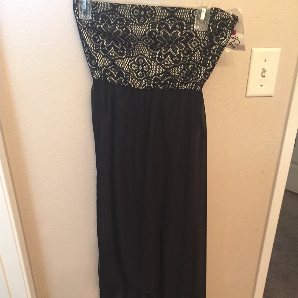 Brand new Never worn High low strapless dress